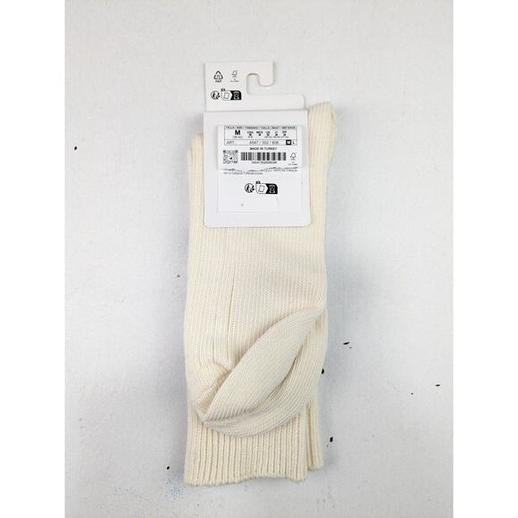 Zara Men's Retro Stripe Crew Socks - Shoe Size Medium 6-9 - Picture 5 of 5